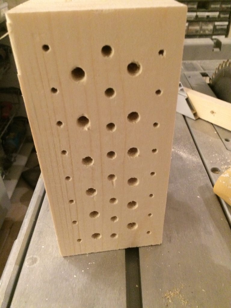 Drilled holes